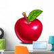 red apple fresh delicious isolated Wall Decal