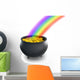 Pot Gold with Rainbow Wall Decal