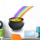 Pot Gold with Rainbow Wall Decal