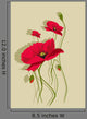 Beautiful vector illustration depicting poppies Wall Decal