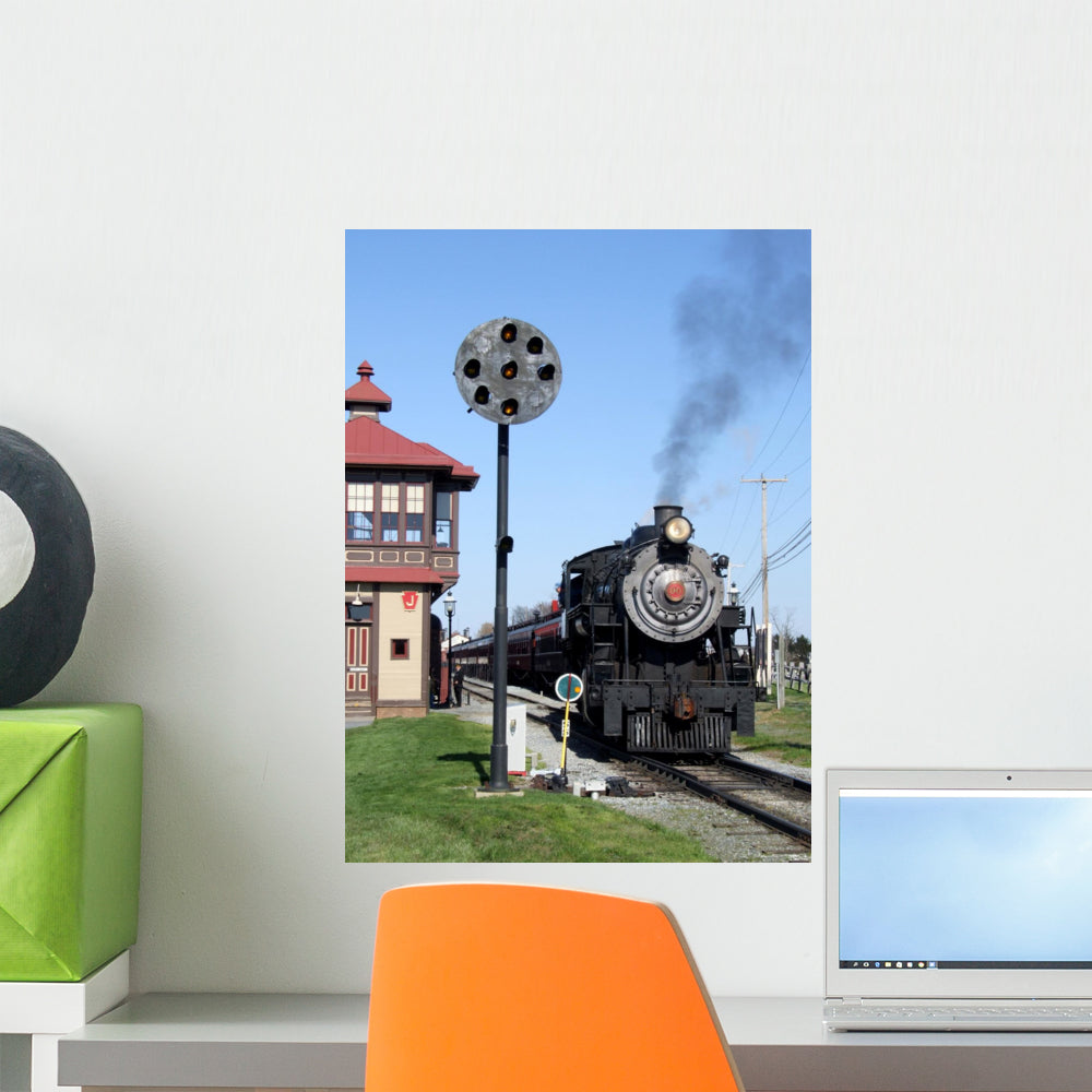 Steam Engine Signal Interlock Wall Mural – Wallmonkeys