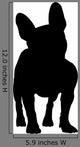 French Bulldog Silhouette Wall Decal