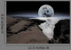 Shimmering Moon and Boulders