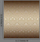 Seamless Art Nouveau Pattern Wall Decal