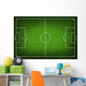 soccer field. Wall Mural