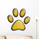 Paw Print Wall Mural