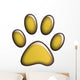 Paw Print Wall Mural