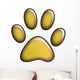 Paw Print Wall Mural