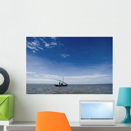 Kenya Fishermen Lake Victoria Wall Decal
