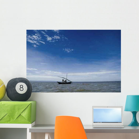 Kenya Fishermen Lake Victoria Wall Decal