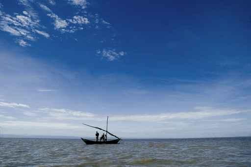Kenya Fishermen Lake Victoria Wall Decal