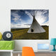 Teepee Prairie Wall Mural