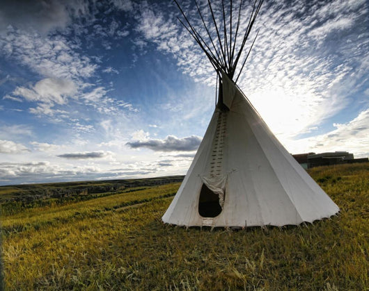 Teepee Prairie Wall Mural
