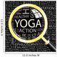 YOGA. Illustration with different association terms. Wall Mural