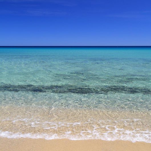 Horizon over Idyllic Beach
