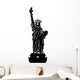 Statue of Liberty Black and White Illustration Wall Decal