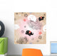 Texture Elephants Clouds Wall Decal