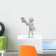 Man with Huge Adjustable Wall Decal