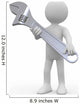 Man with Huge Adjustable Wall Decal