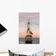 british flag union jack on sailing ship Wall Mural