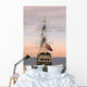 british flag union jack on sailing ship Wall Mural