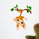 Baby Monkey on a Tree Wall Decal