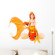 Mermaid Riding Golden Fish