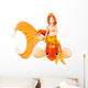 Mermaid Riding Golden Fish