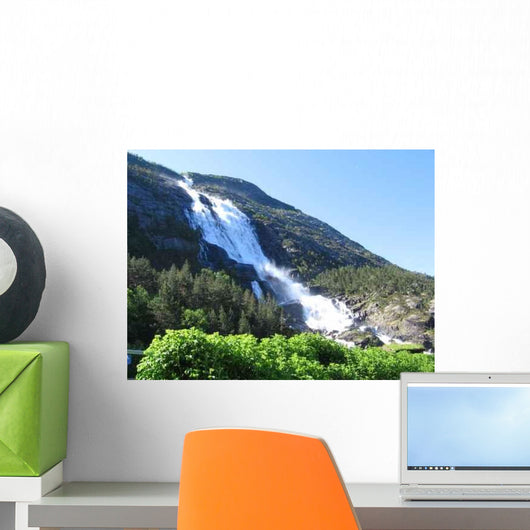 Latefossen 3 Norway Wall Decal
