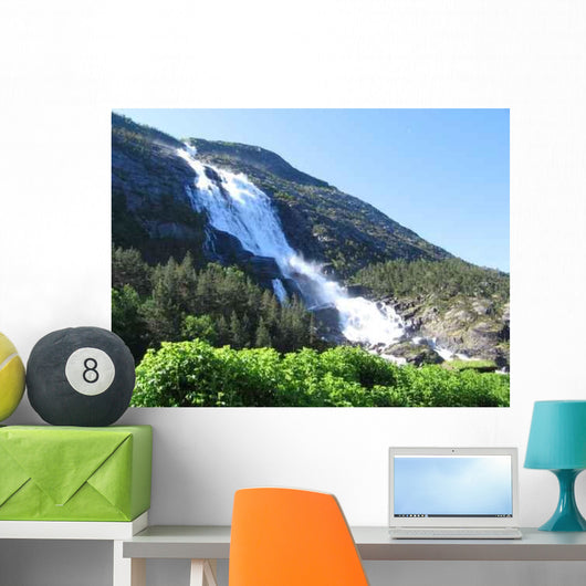Latefossen 3 Norway Wall Decal