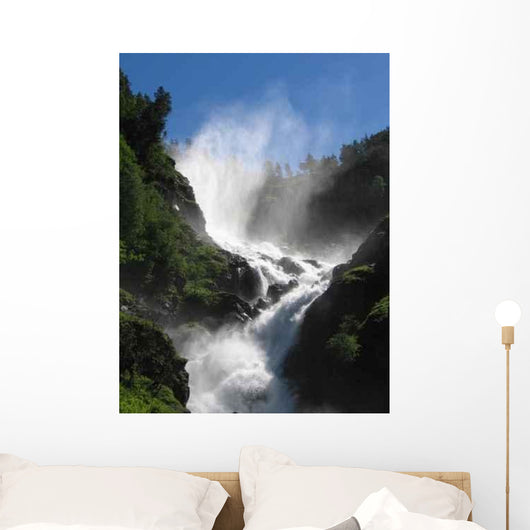 Latefossen Norway Wall Decal