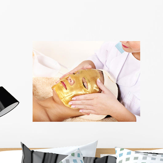 Girl with Gold Facial