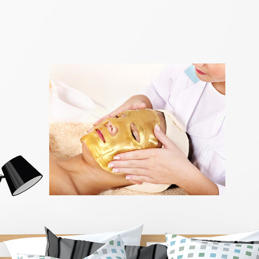 Girl with Gold Facial