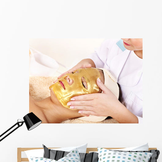Girl with Gold Facial