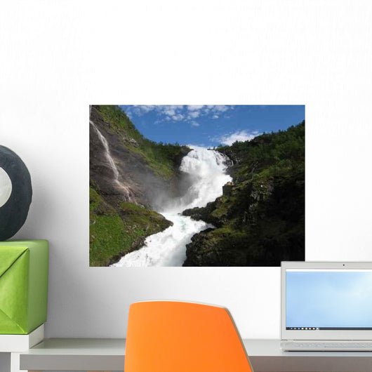 Kjossfossen-waterfall Wall Decal