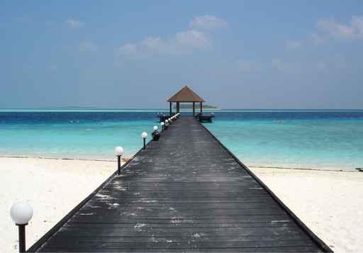 Maldives Jetty Wall Decal