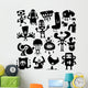funny monsters Wall Decal