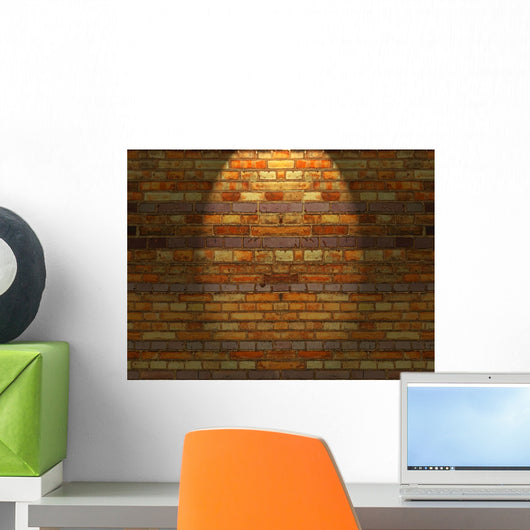 Brick Wall Lighted Seamless Wall Decal