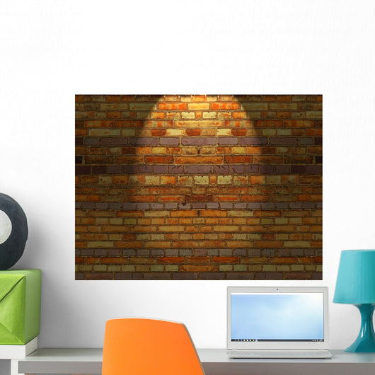 Brick Wall Lighted Seamless Wall Decal