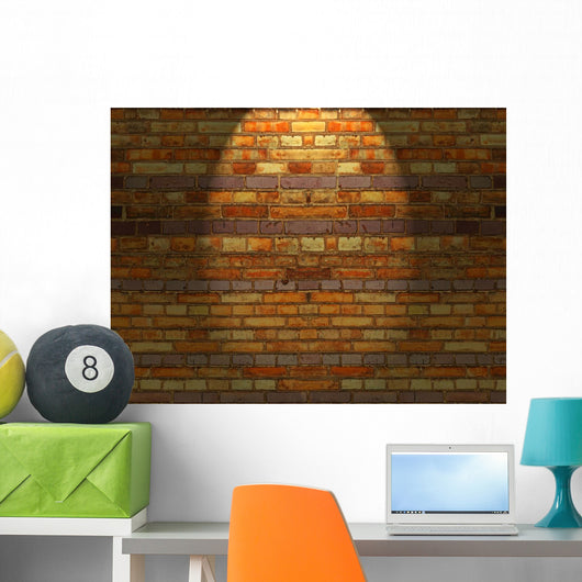 Brick Wall Lighted Seamless Wall Decal