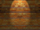 Brick Wall Lighted Seamless Wall Decal