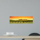 Vineyard Panorama Sunset Wall Decal