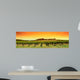 Vineyard Panorama Sunset Wall Decal