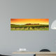 Vineyard Panorama Sunset Wall Decal