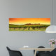 Vineyard Panorama Sunset Wall Decal