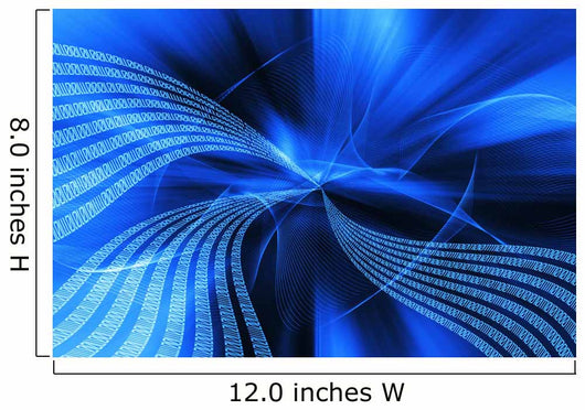 binary blow Wall Mural