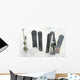 Skis and Snowboards Wall Mural
