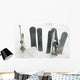 Skis and Snowboards Wall Mural