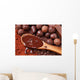 Group of chocolate close up Wall Mural