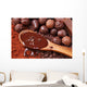 Group of chocolate close up Wall Mural